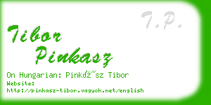 tibor pinkasz business card